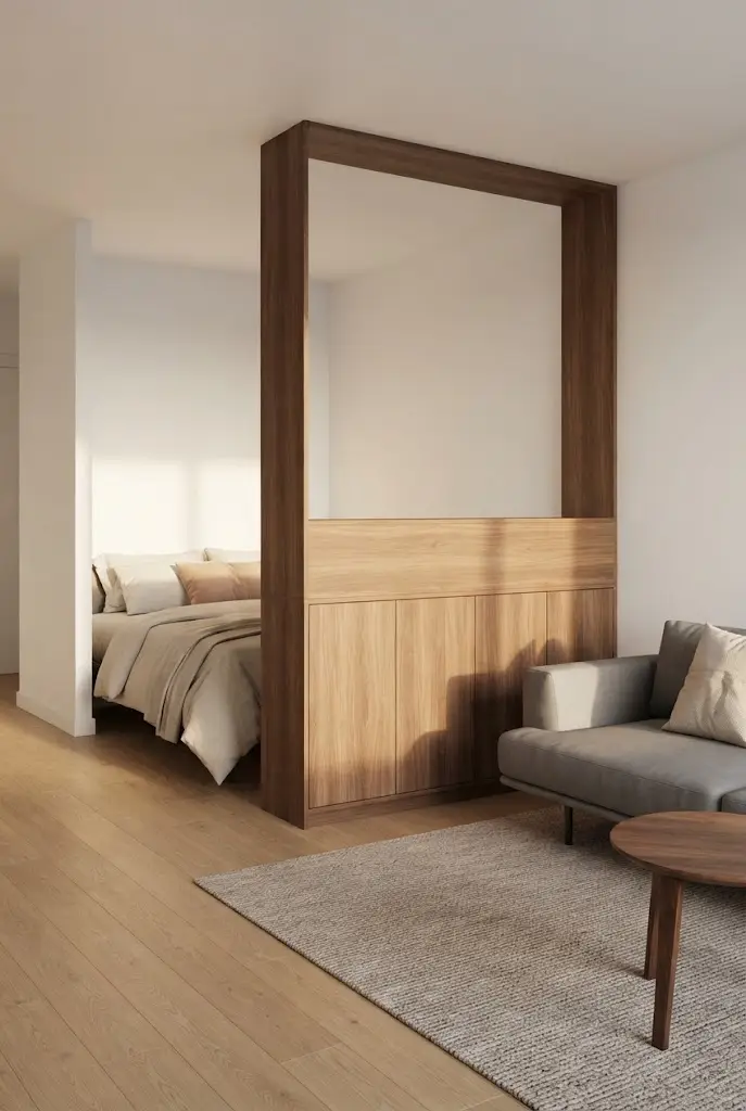 Half Height Wood Divider