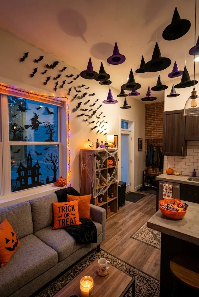 Halloween Decorations for a Small Apartment