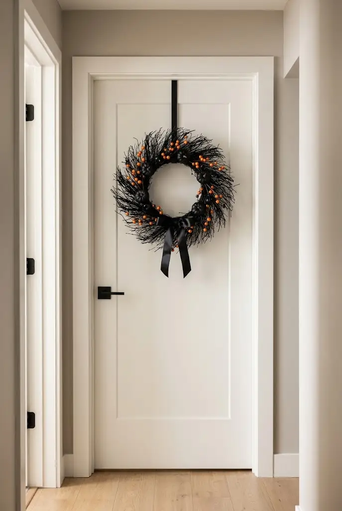 halloween apartment front door ideas