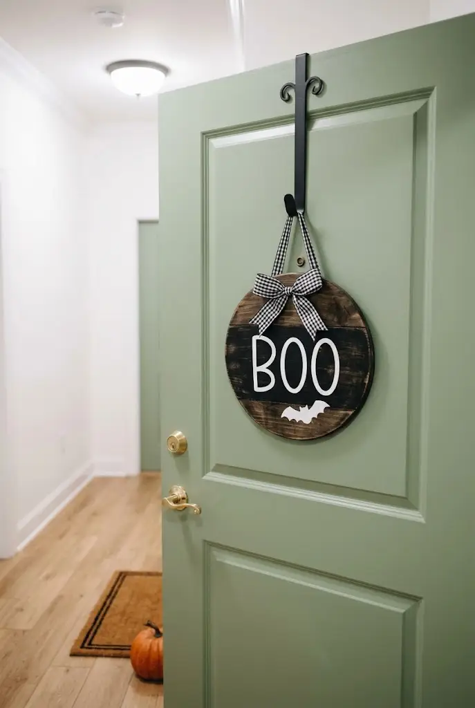 halloween apartment front door ideas