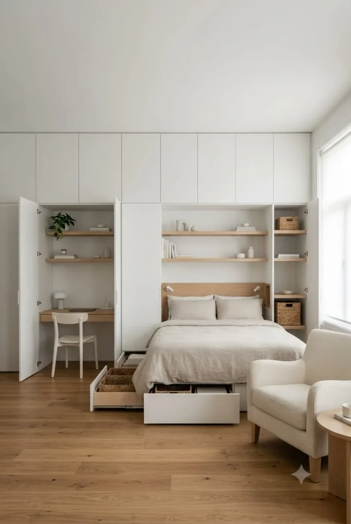 Hidden Storage Walls