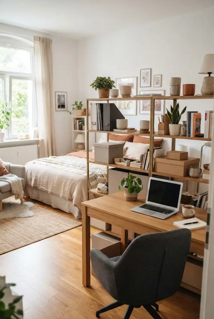 Home Office Shelf Divider