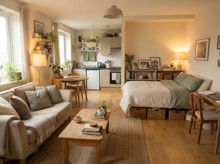 How to Create Cozy Studio Apartment With What You Already Own