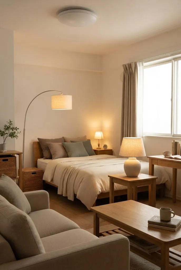 aesthetic studio apartment