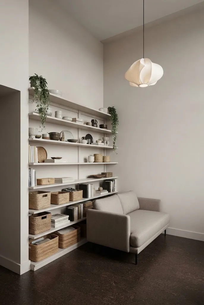 Install Vertical Shelving