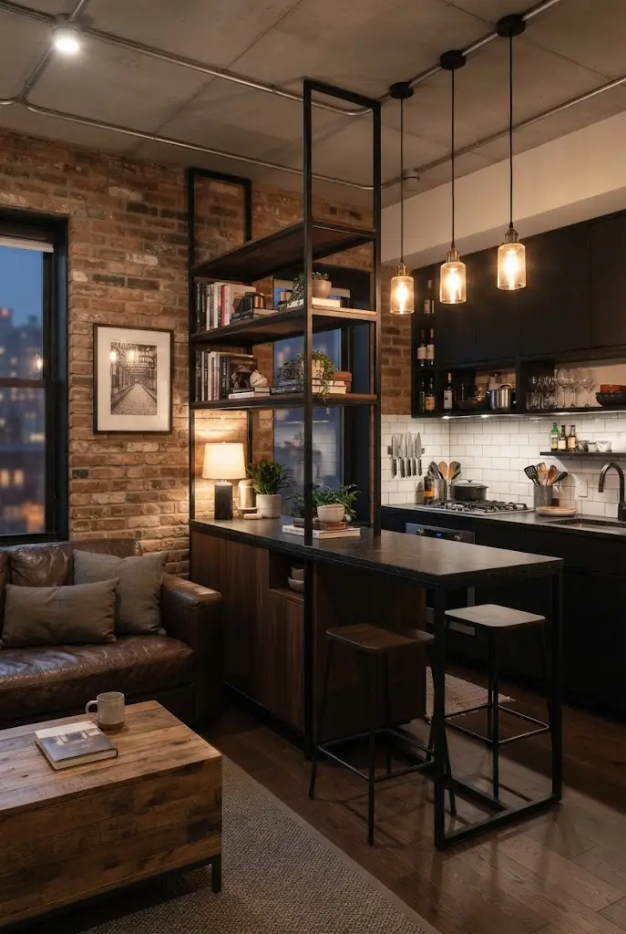 Kitchen Storage Console Divider