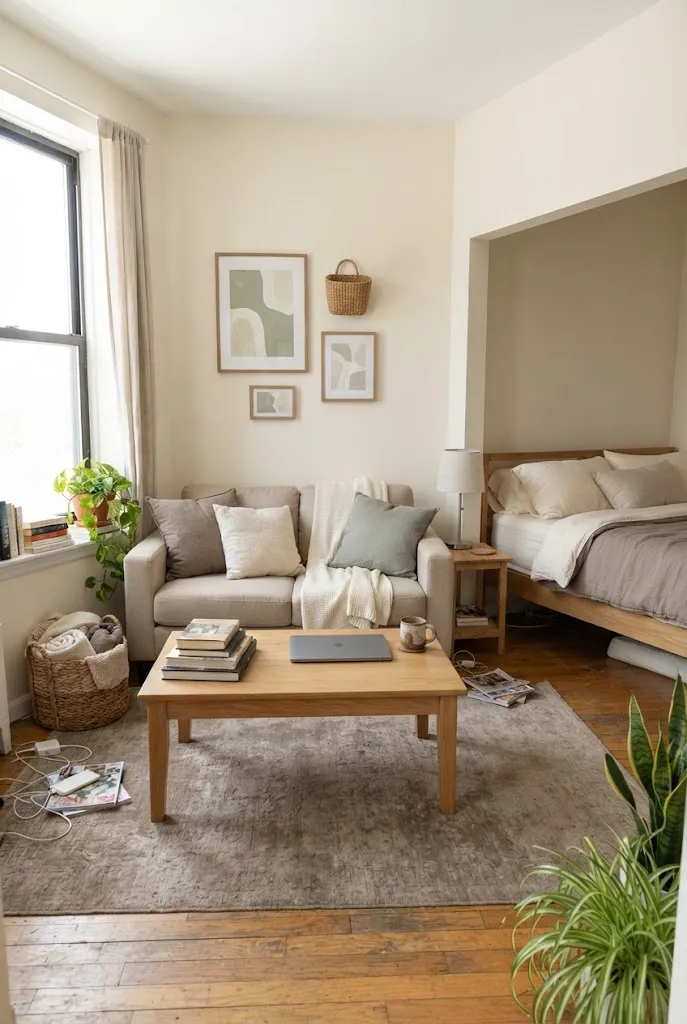 aesthetic studio apartment