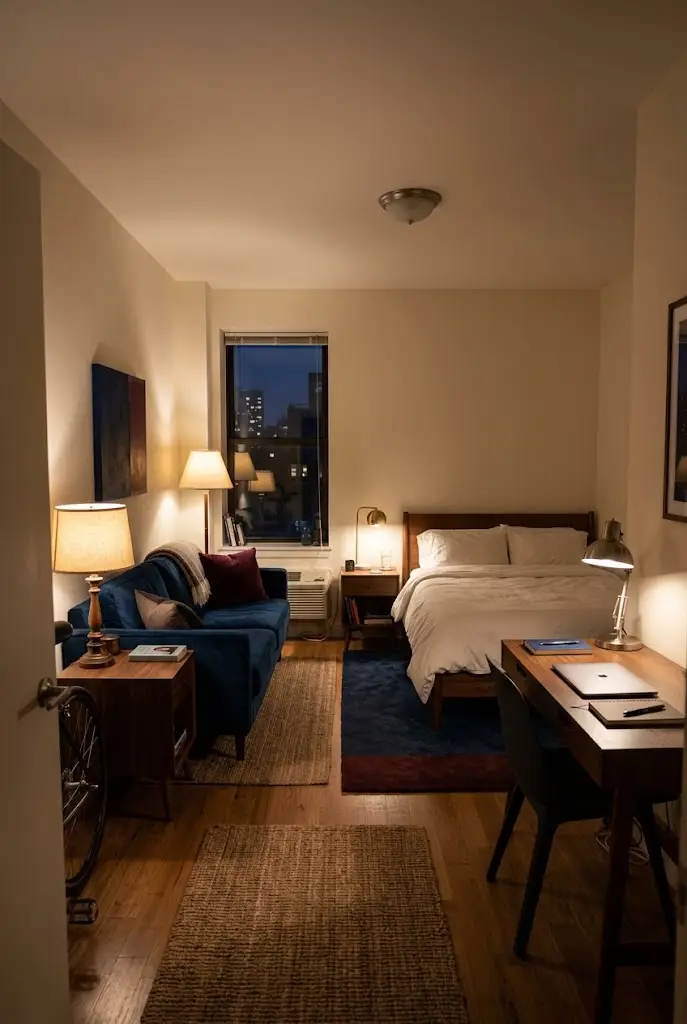 Lamps Across the Room