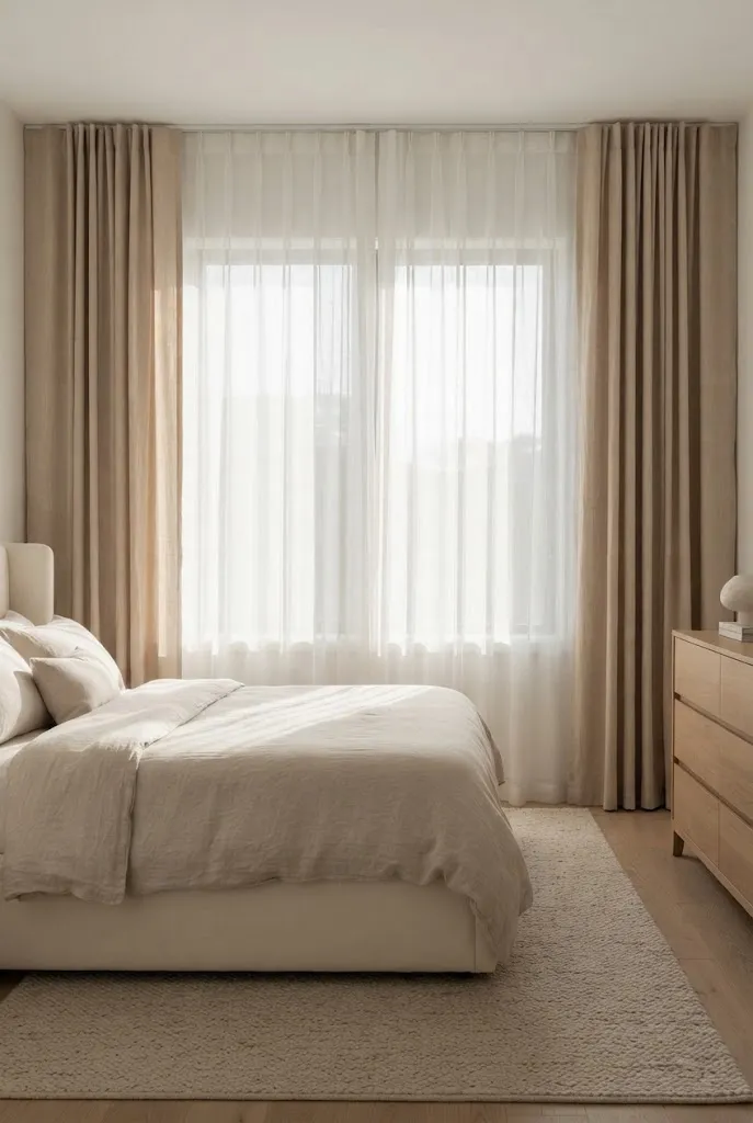 Layered Curtain Look