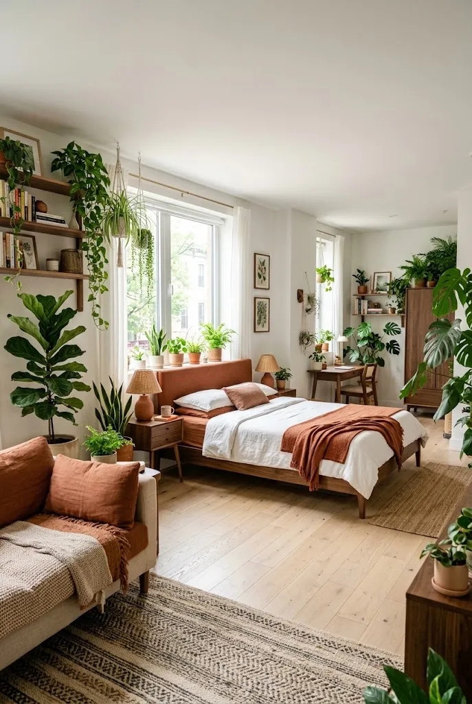 Layered Indoor Greenery