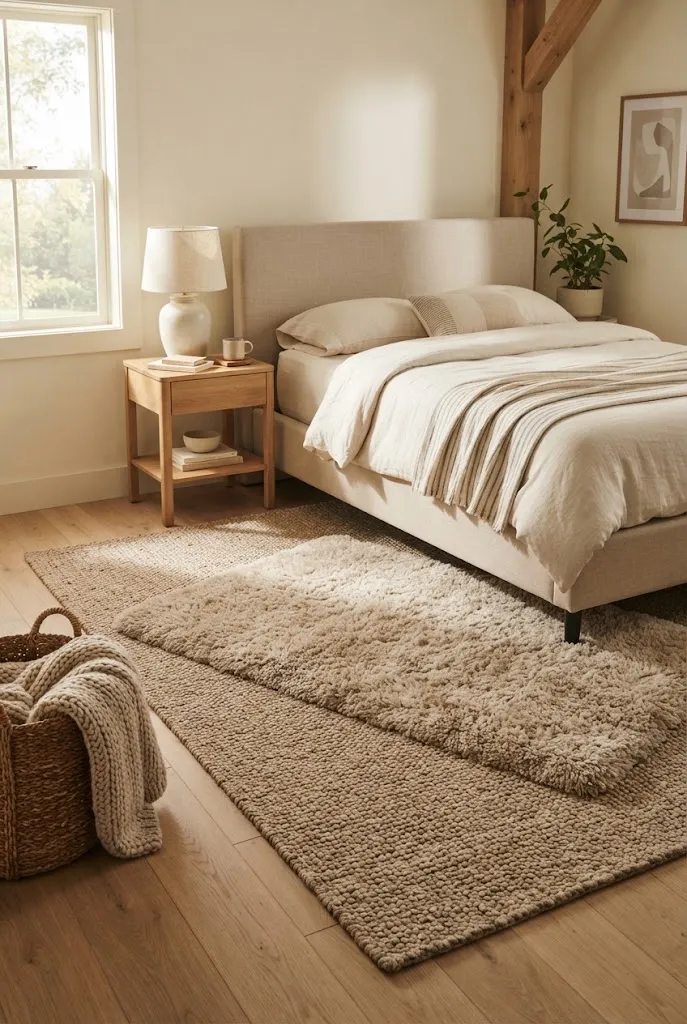 Layered Neutral Rugs