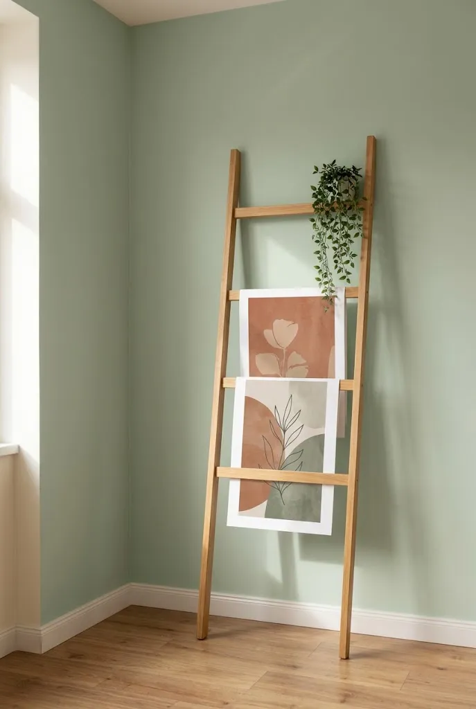 Leaning Ladder Frame