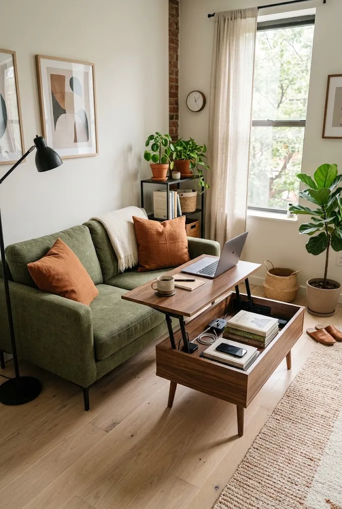 Lift-Top Coffee Table