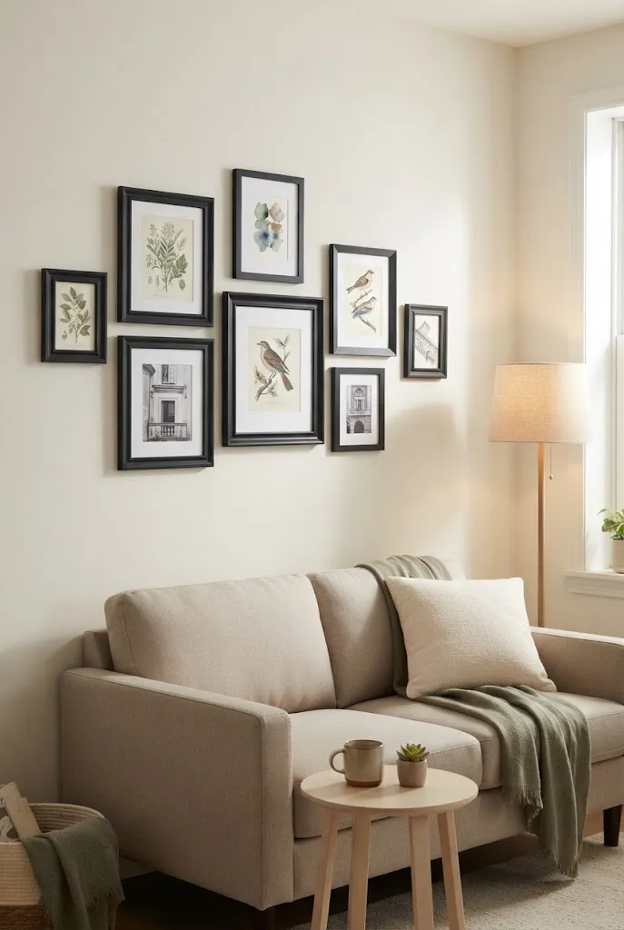 studio apartment wall art ideas