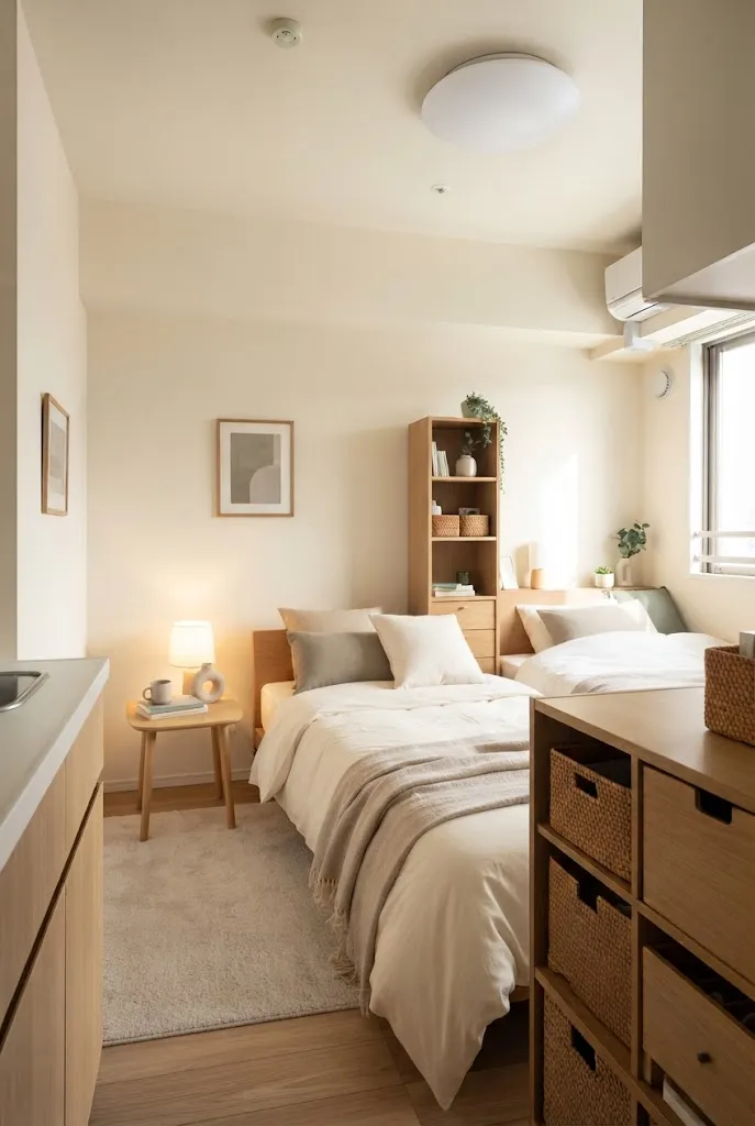 cozy studio apartment