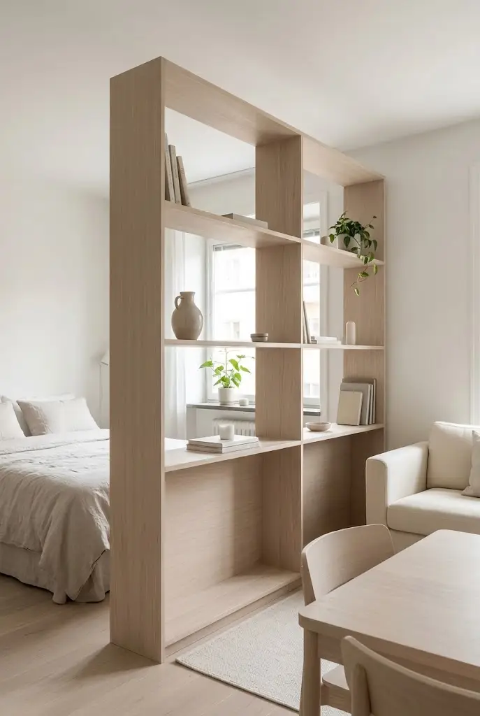 Minimal Open Shelves With Plenty of Light
