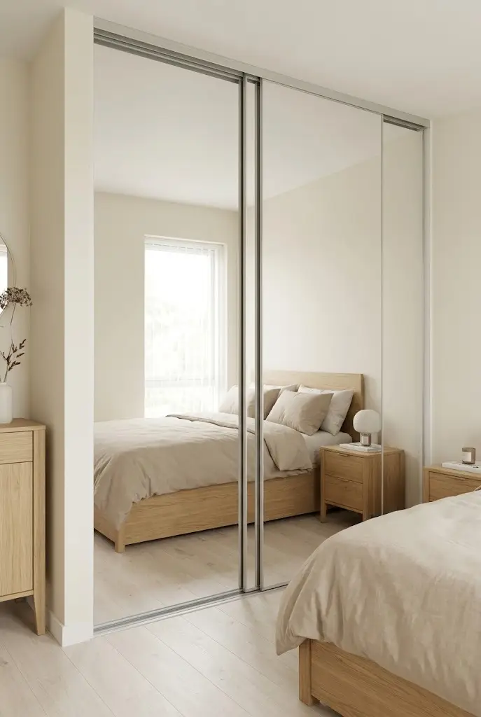 Mirror Storage Door