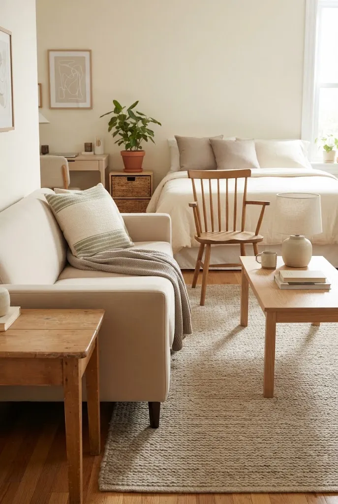 aesthetic studio apartment