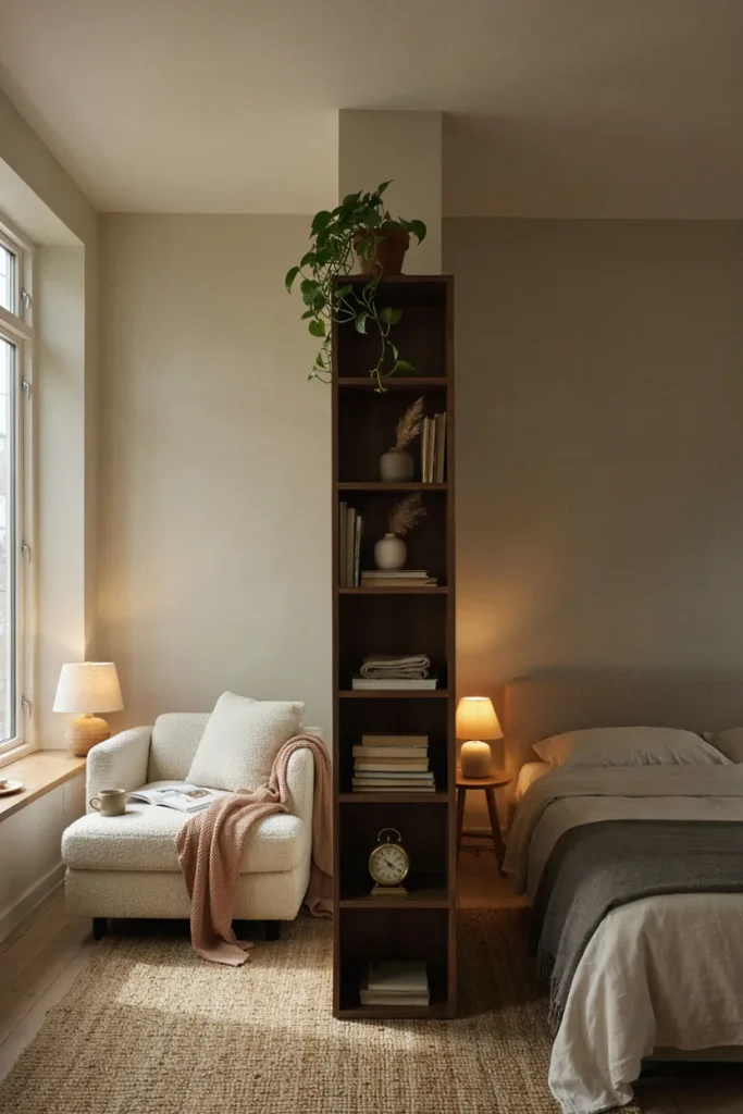 Moody Dark Wood Divider