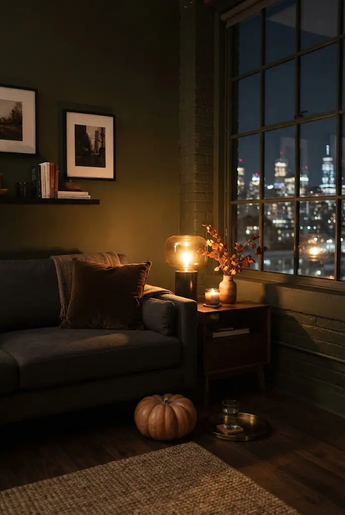 Moody Evening Corner