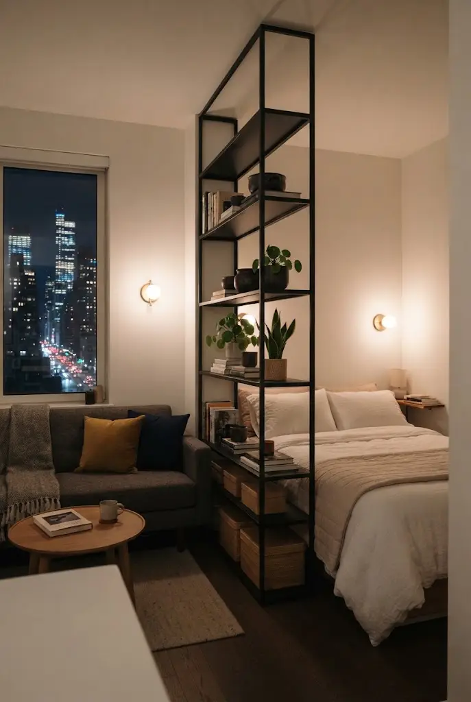 Narrow Divider for an Extra Small Studio