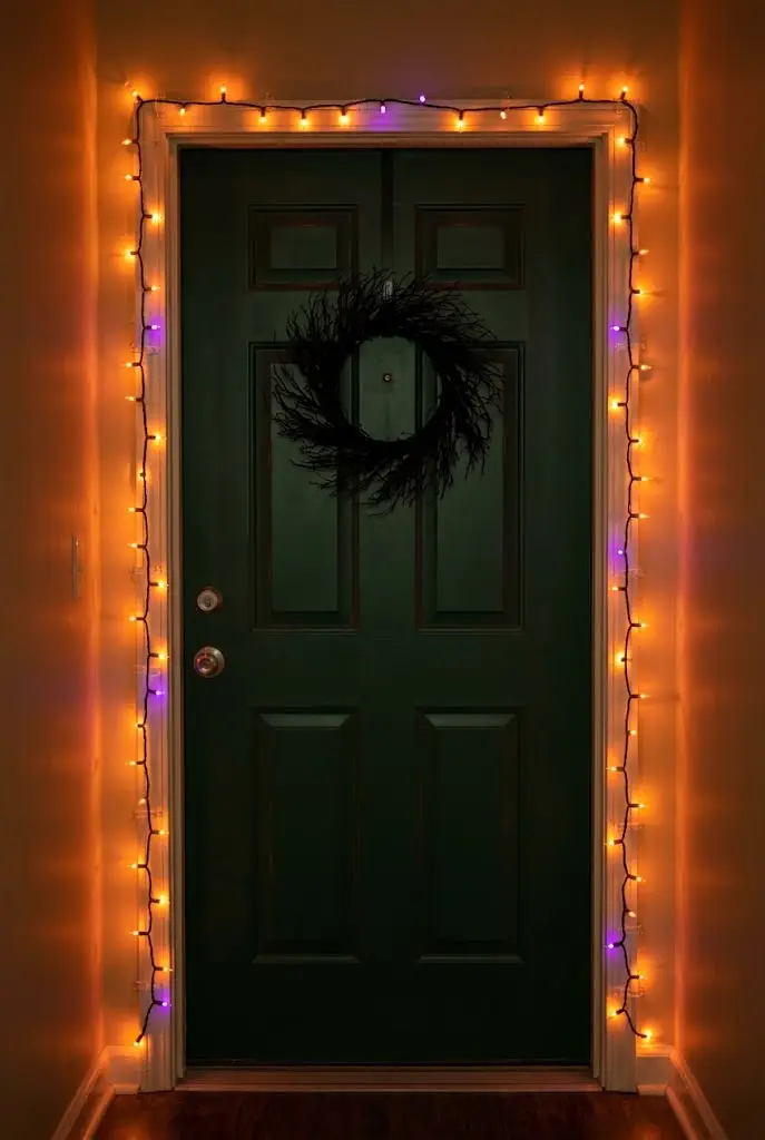 halloween apartment front door ideas