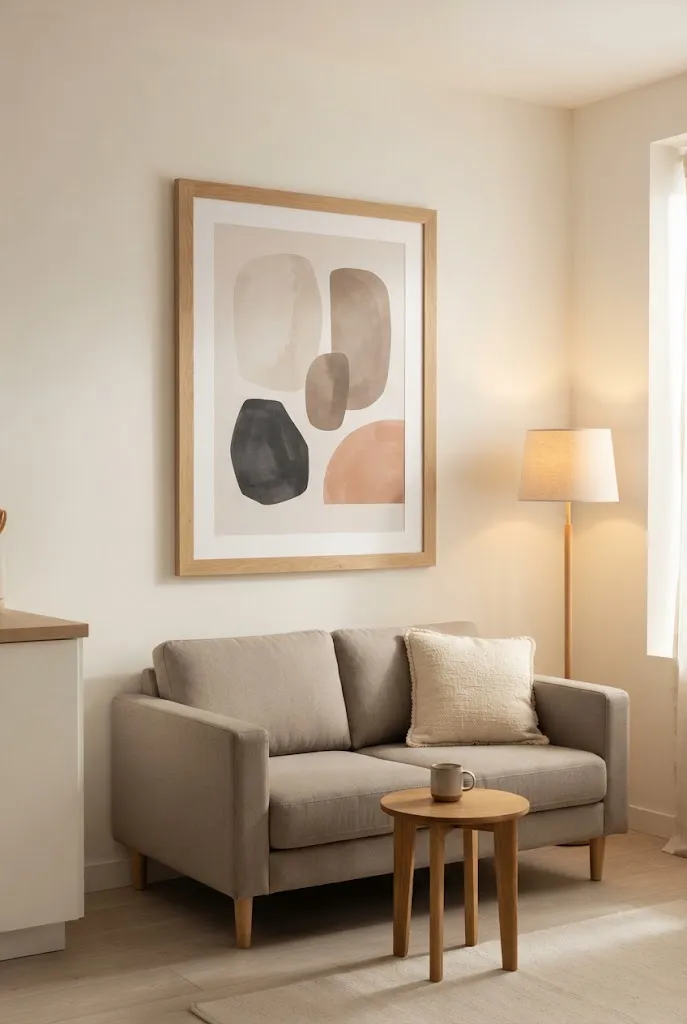 studio apartment wall art ideas