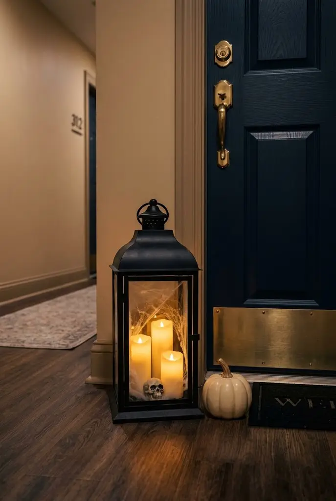 halloween apartment front door ideas
