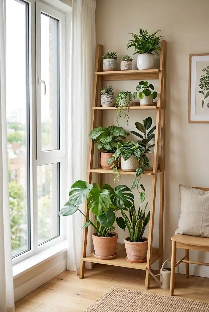 Plant Ladder Display