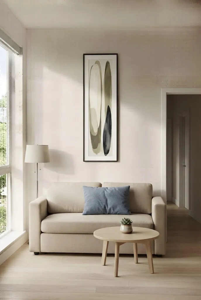studio apartment wall art ideas
