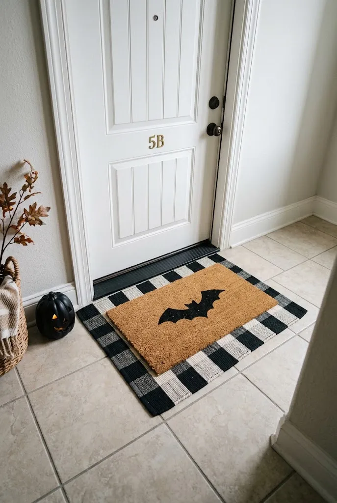 Put Out a Halloween Doormat
