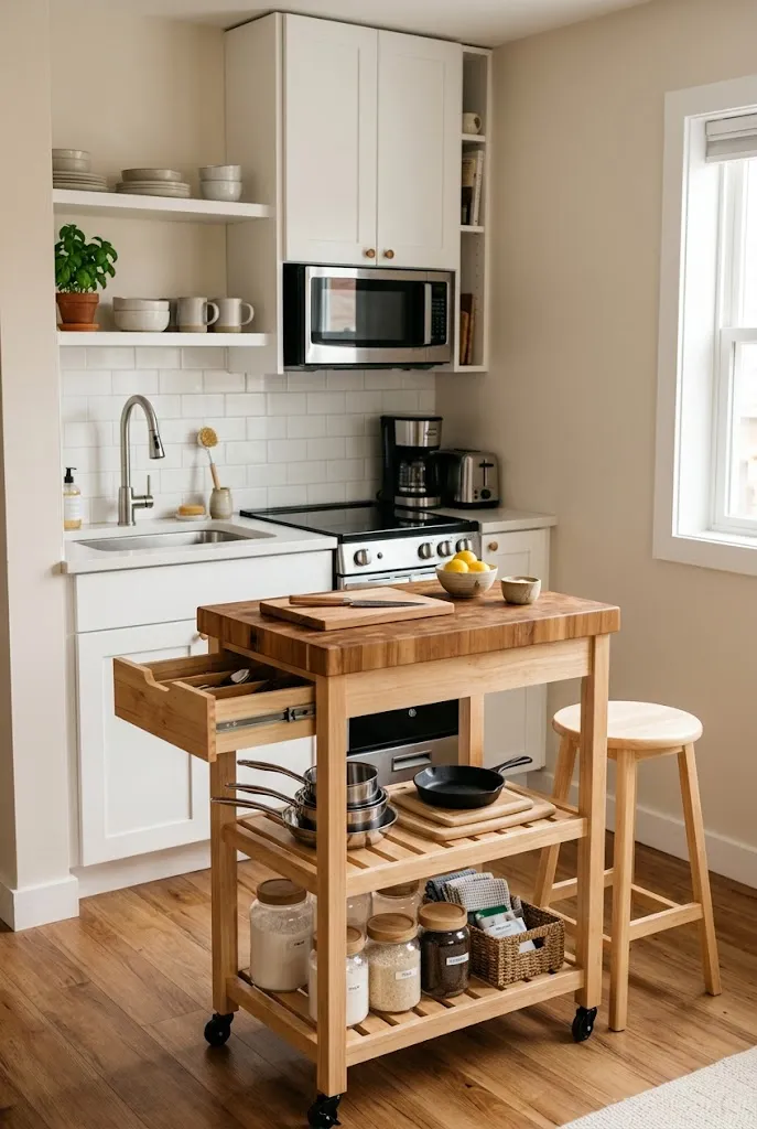 Rolling Kitchen Island Cart