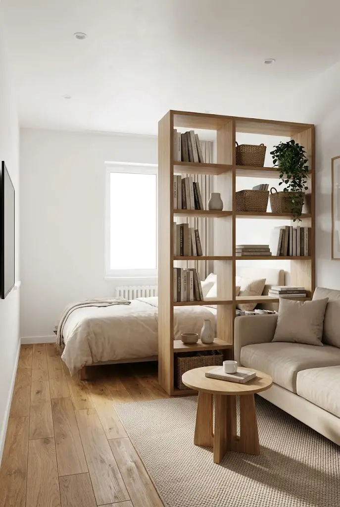 Rotated Bookcase Layout