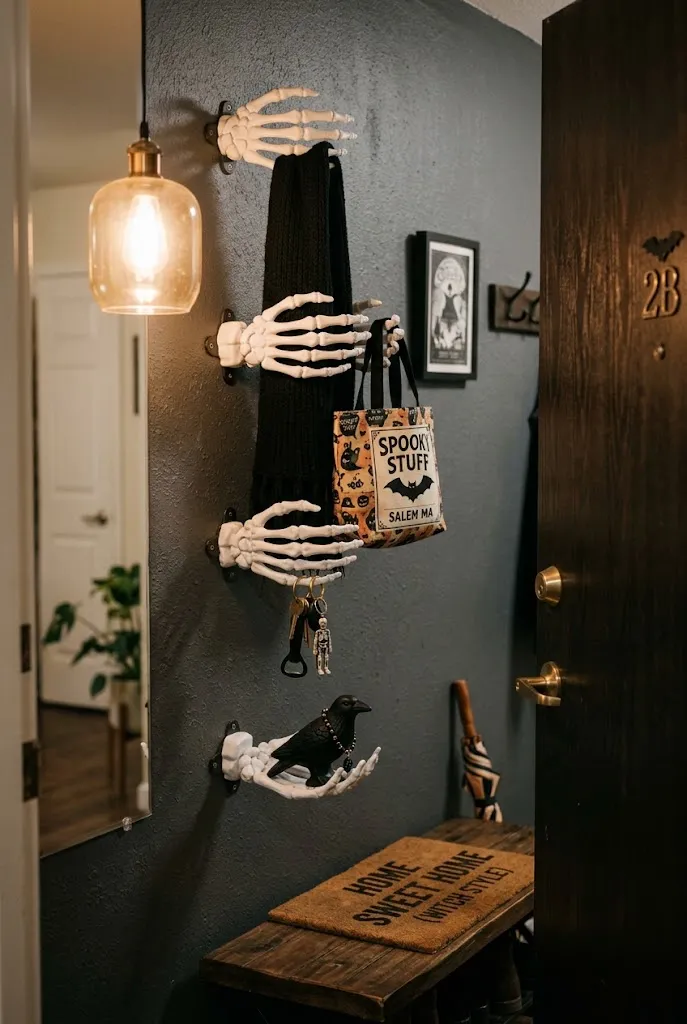 Skeleton Hand Wall Hooks