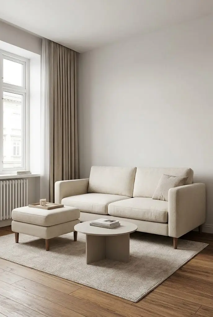 Sofa Ottoman Combo