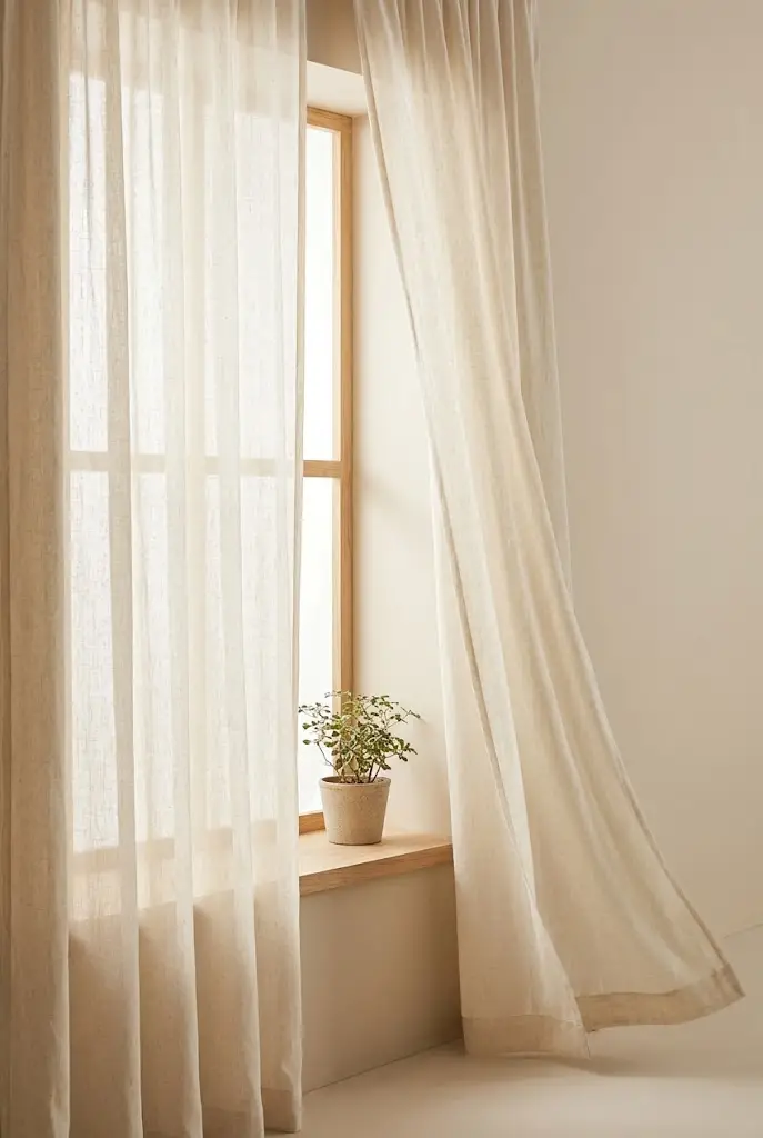 Soft Window Curtains