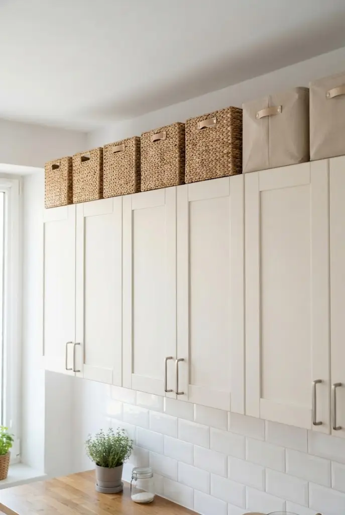 Storage Above Cabinets