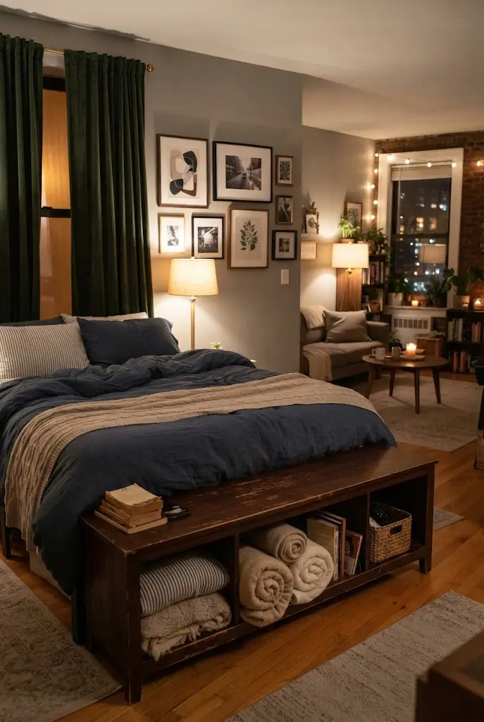 Storage at the Foot of the Bed