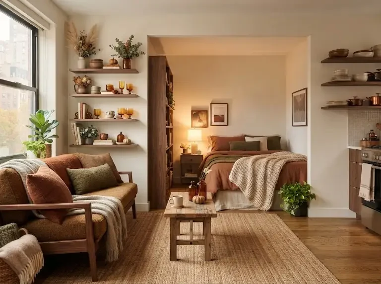 Studio Apartment Fall Decorations 2026