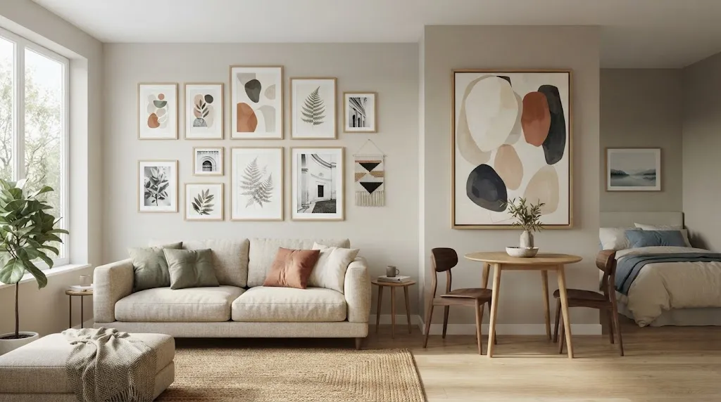 Studio Apartment Wall Art Styling Tips That Make a Big Impact