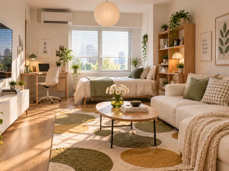 Studio apartment home office ideas