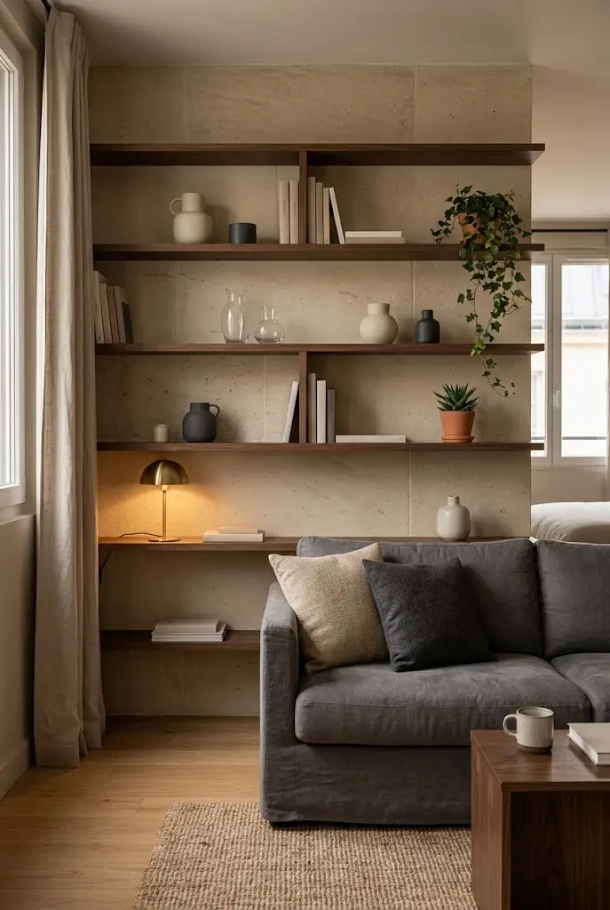 Style Open Shelves Lightly