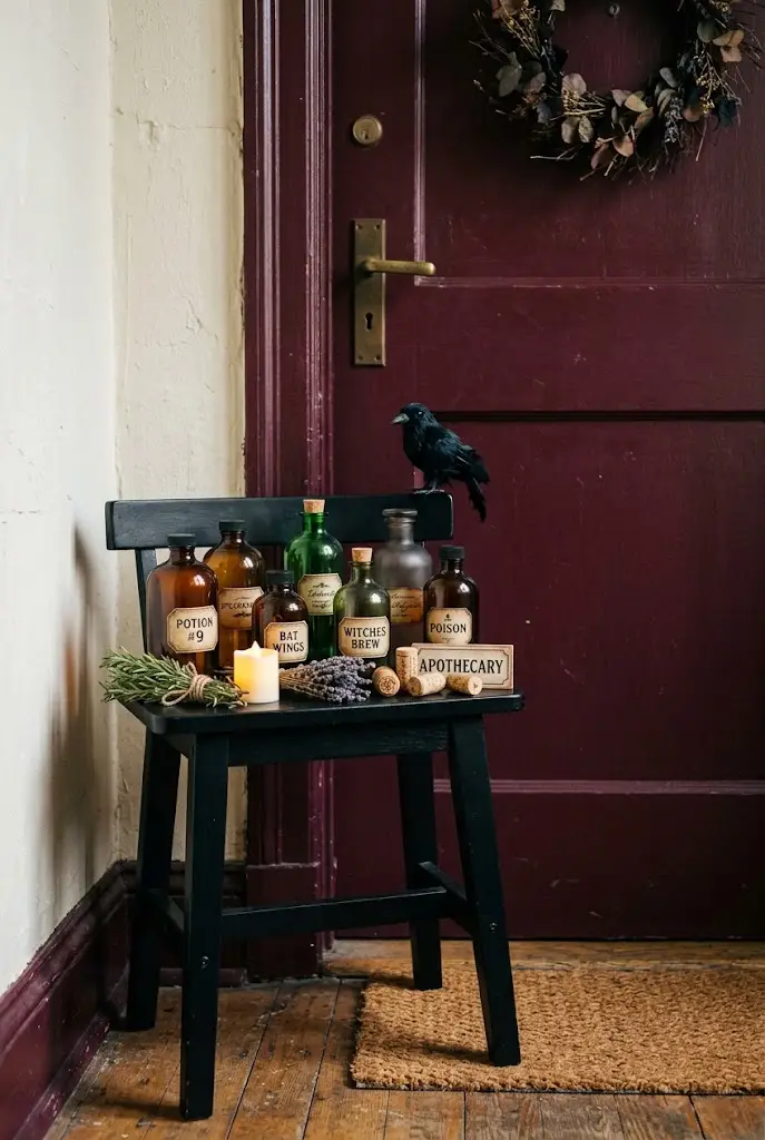halloween apartment front door ideas