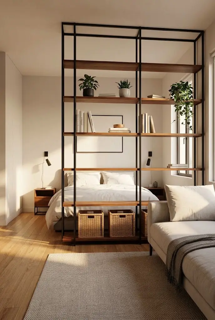 Tall Open Shelving