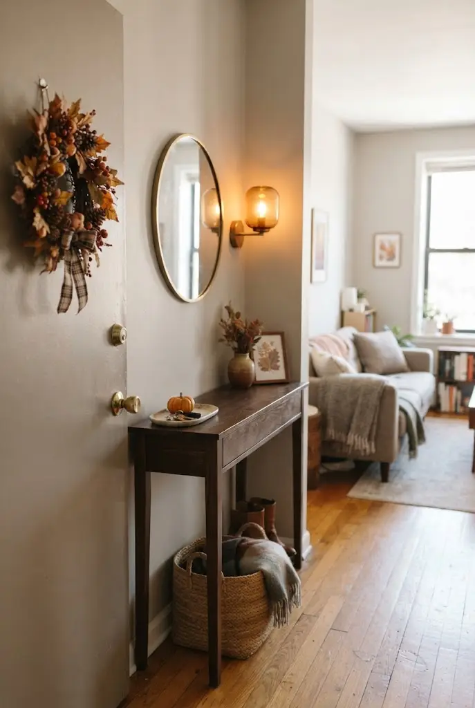 Tiny Fall Entryway