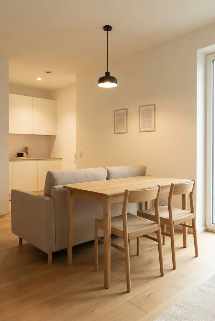 one bedroom apartment dining area ideas