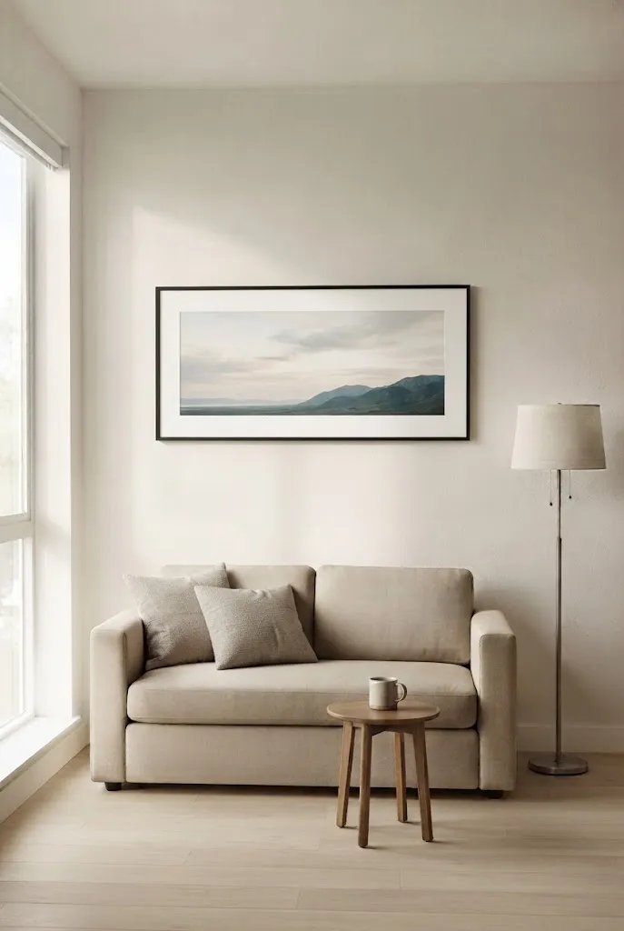 studio apartment wall art ideas
