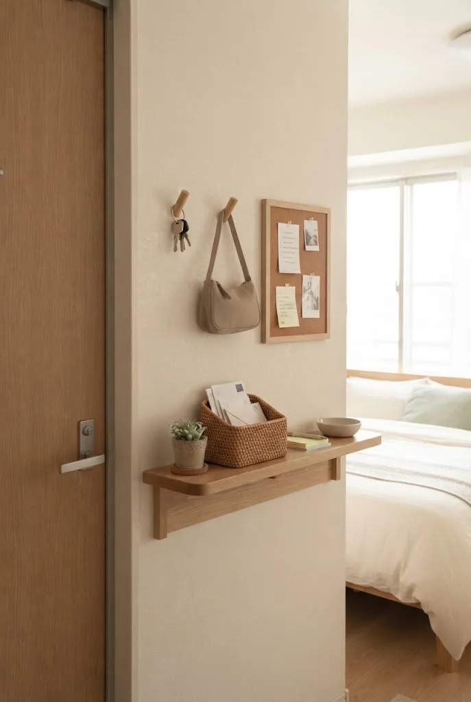 organize a tiny studio apartment