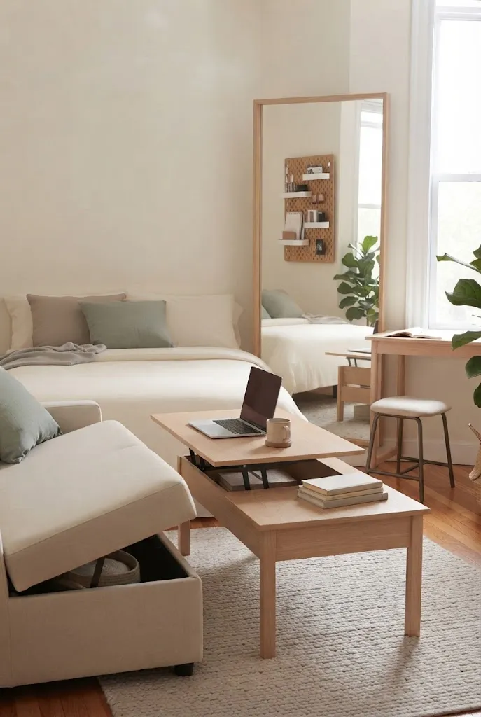 aesthetic studio apartment