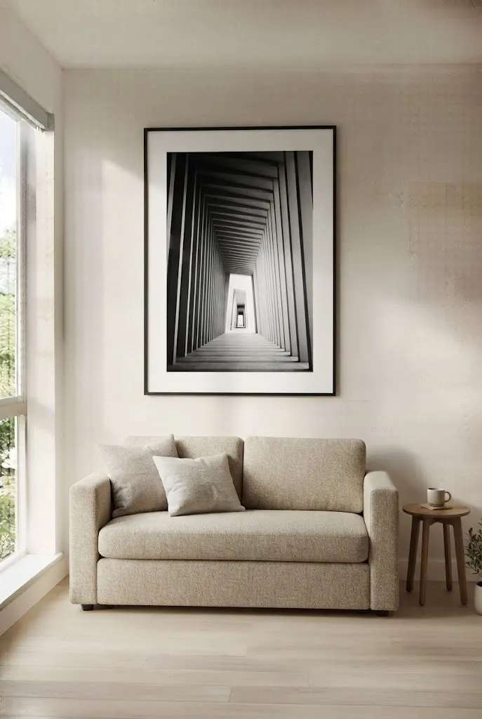 studio apartment wall art ideas
